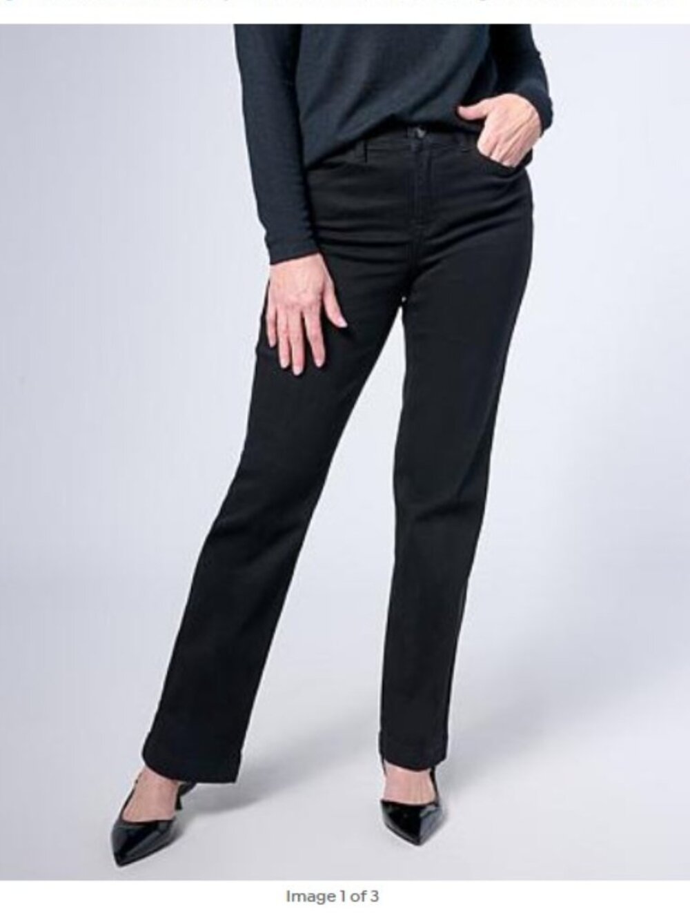 DG2 by Diane Gilman Virtual Stretch Angled Pocket Trouser Jean - Size: 18W - NIP